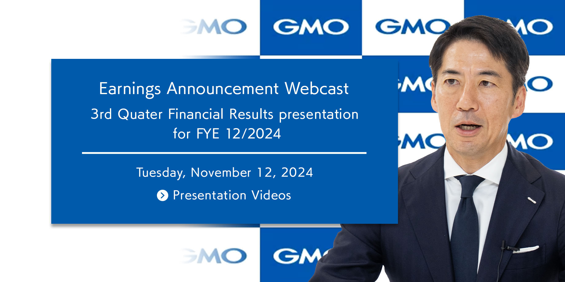 3rd Quarter, Fiscal Year 2024 Earnings Announcement Webcast - Tuesday, November 12, 2024